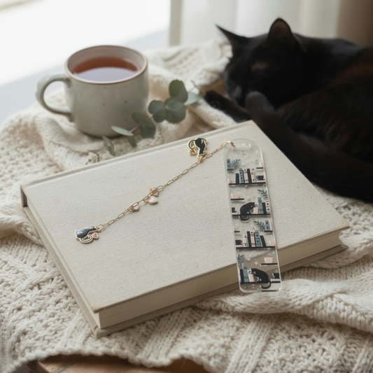 Cats and Books Bookmark. Cat Lover Bookmark Gift. Cat Bookshelf Bookmark. Cats & Books Bookmark Book Lover Cat Bookmark. Bookmark Cats Books