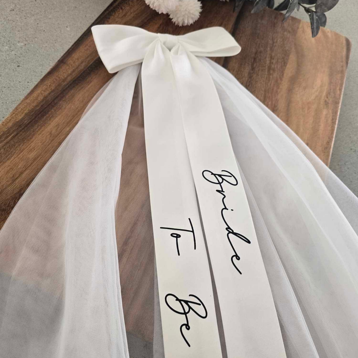 Bride To Be Bow Veil Australia