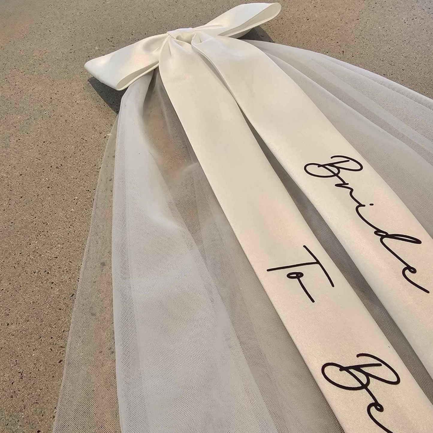 Bride To Be Bow Veil Australia