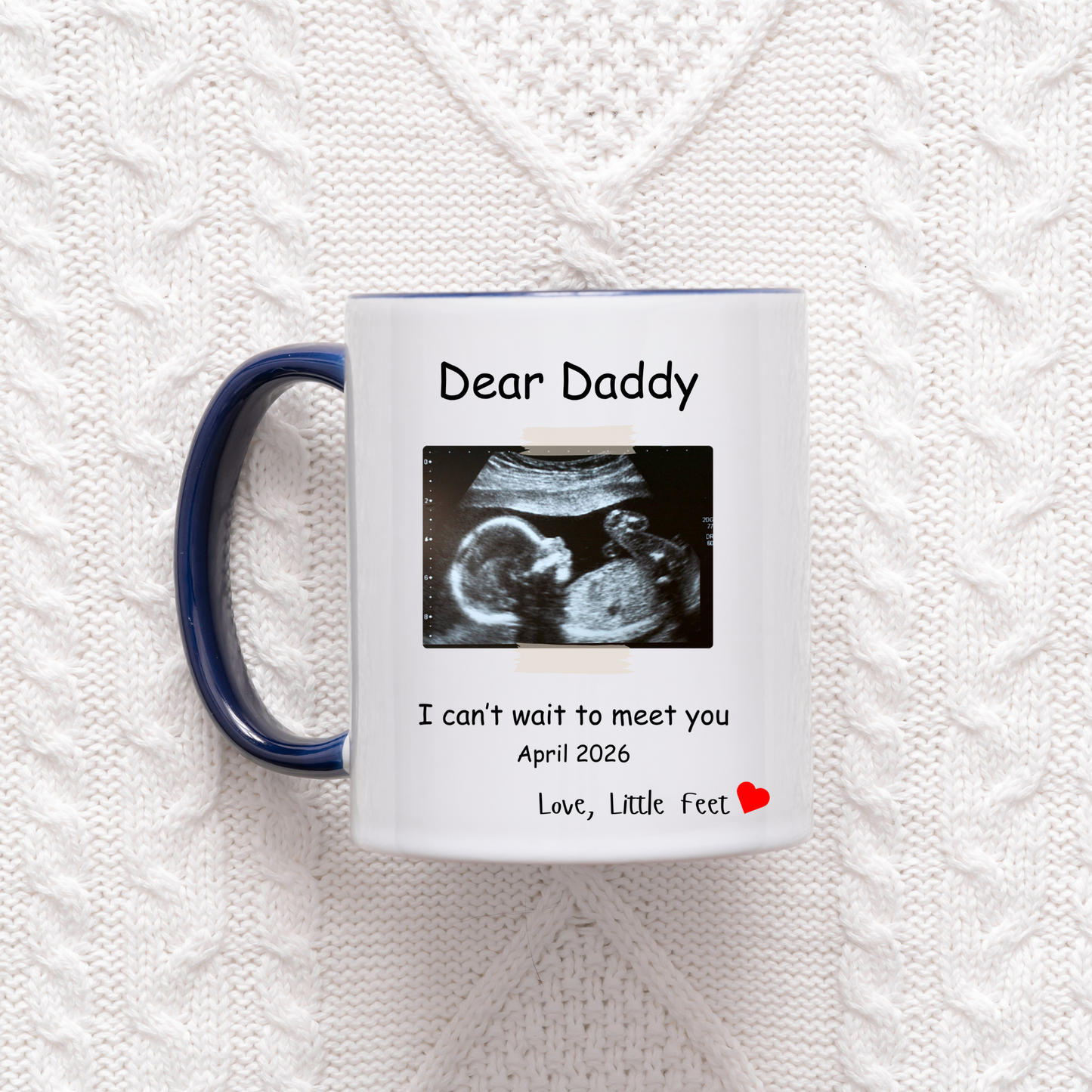 Dad Baby Reveal Mug
