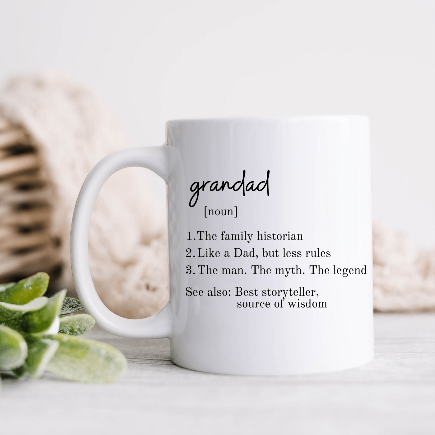 Personalised Grandad mug