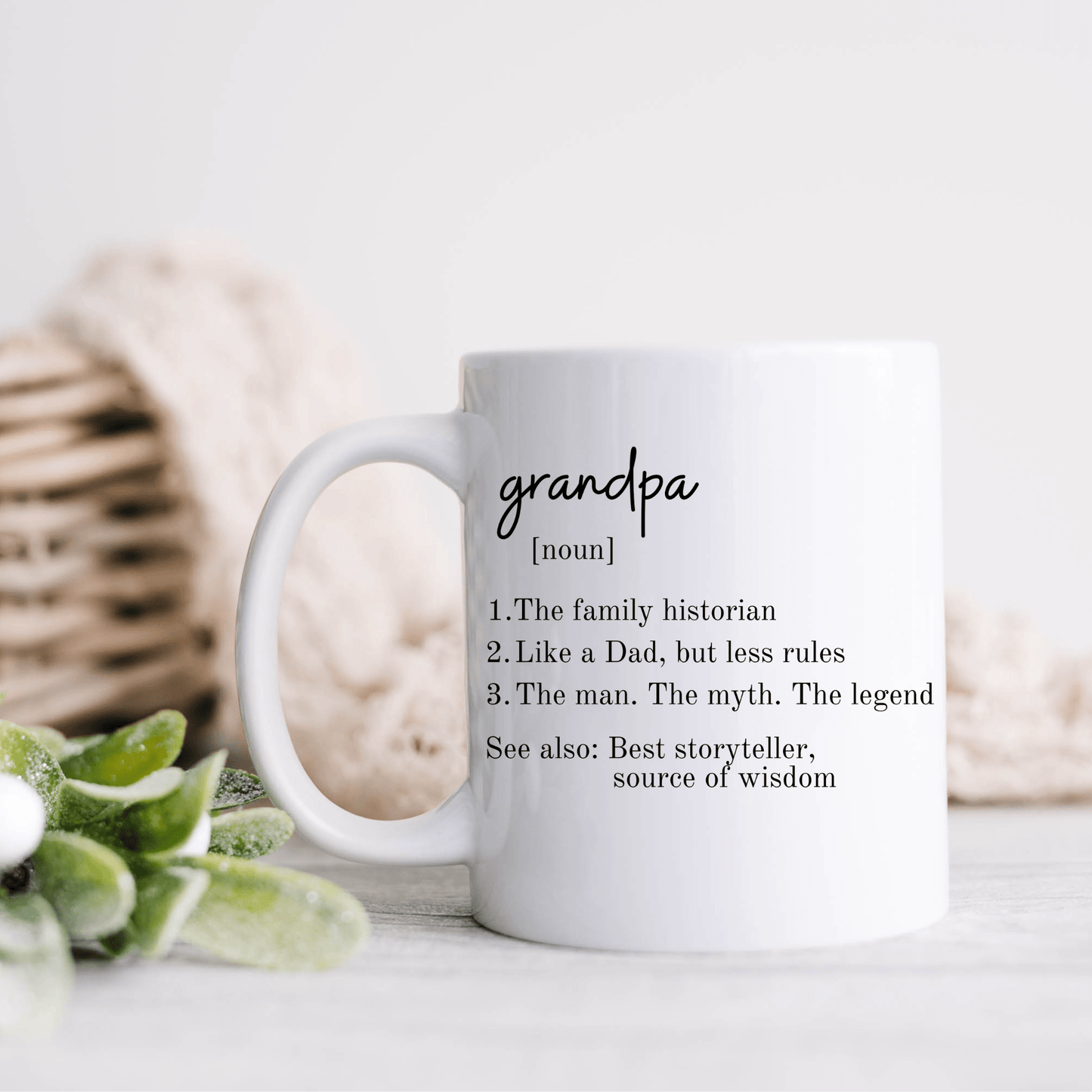 Custom Grandpa mug