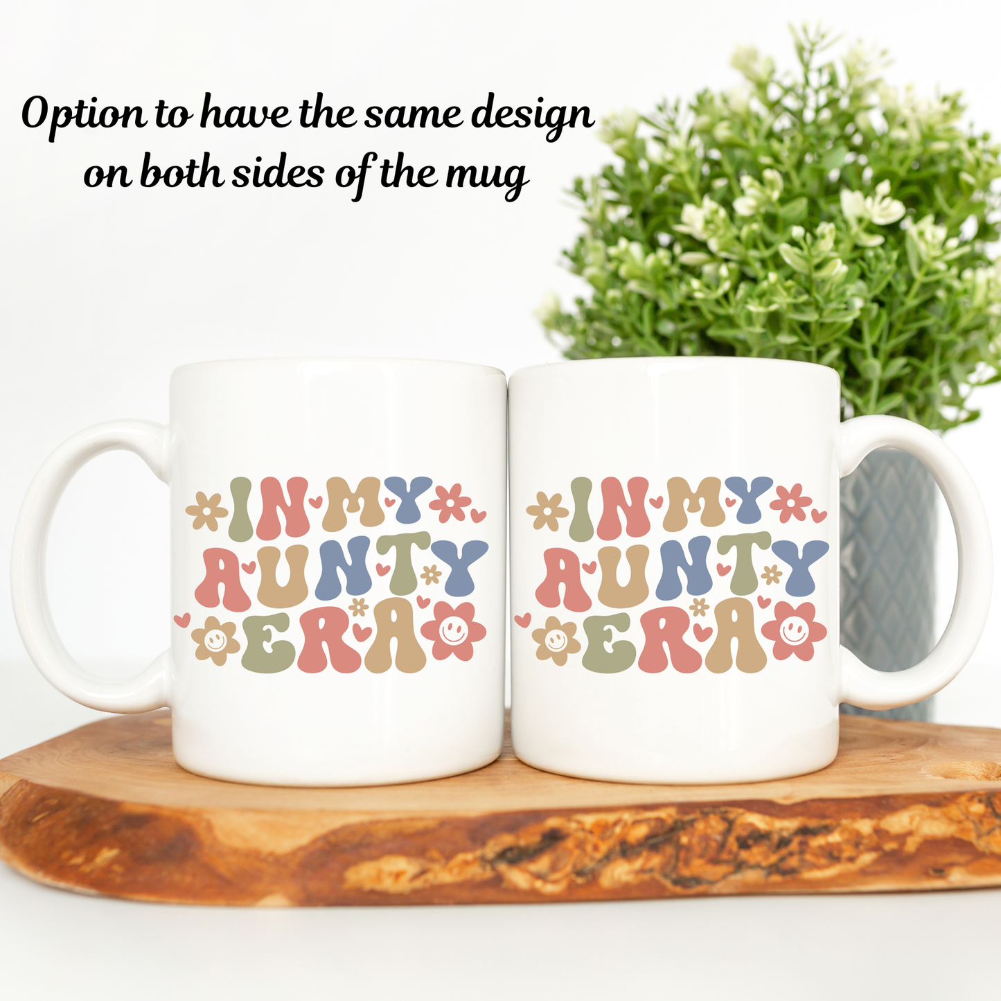 In My Auntie Era Mug, Auntie Gift for a sister, sister in law gift, perfect Aunty or Auntie Mug for a baby reveal, pregnancy reveal to celebrate the Best Aunt Ever