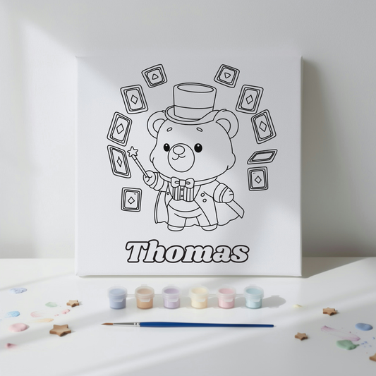 Custom Kids Paint Your Own Canvas Kit