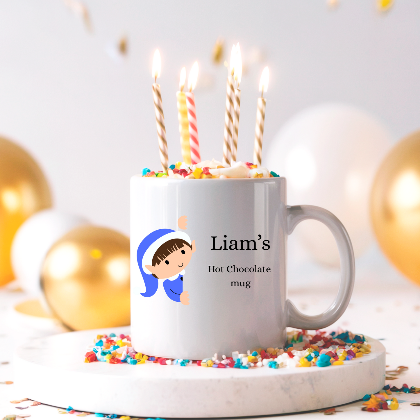 Kids Christmas Hot Chocolate Mug