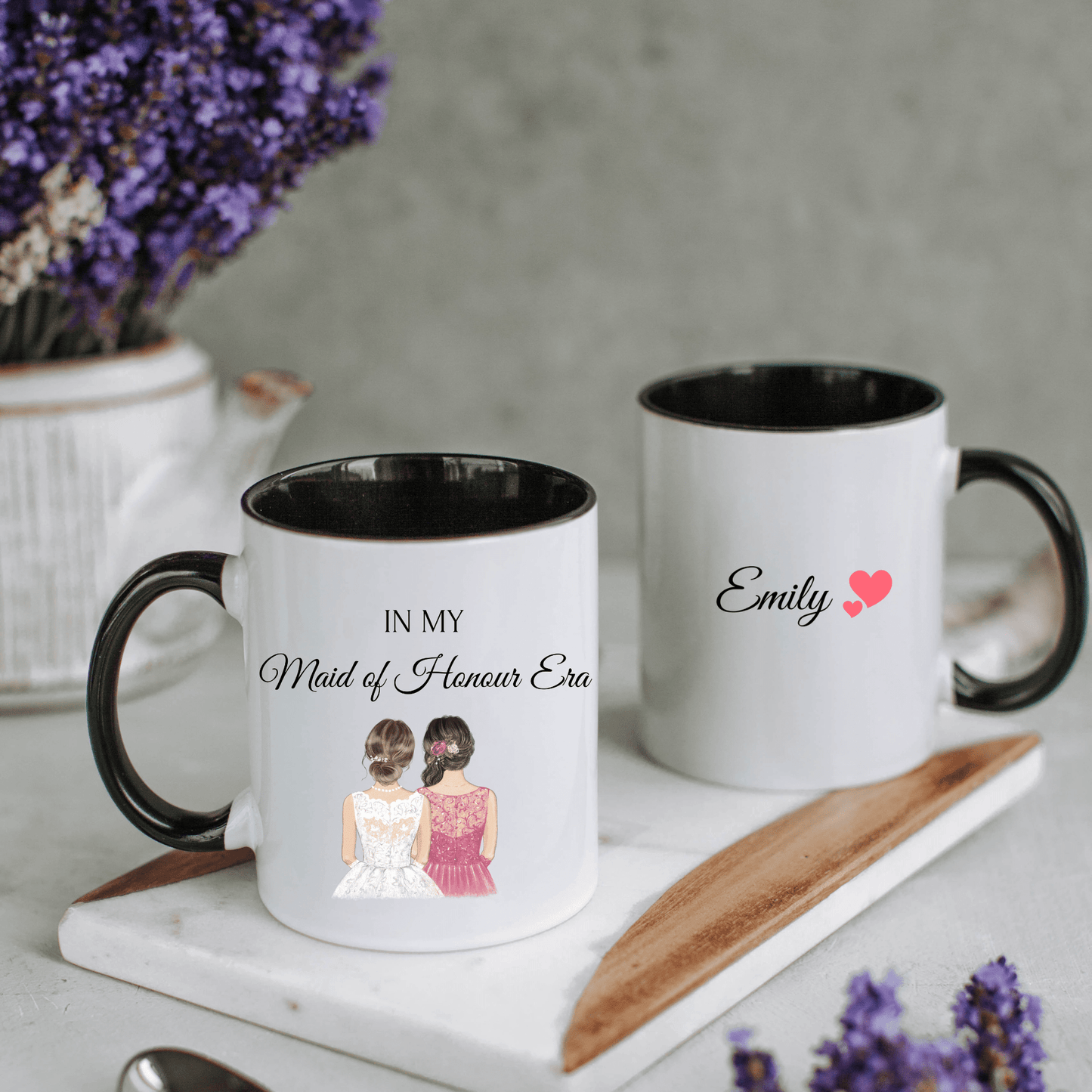 Personalised In My Maid of Honour Era Mug