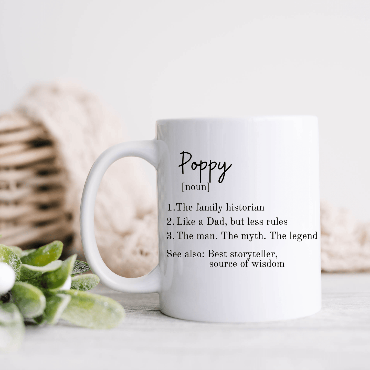 Personalised Poppy Mug