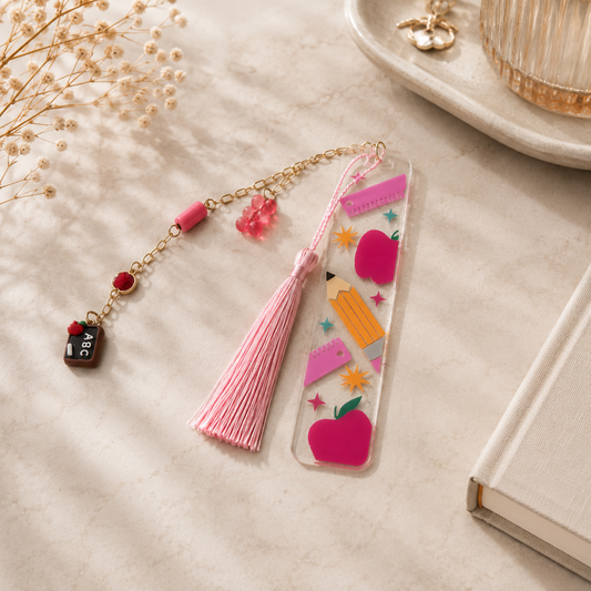 Teacher Bookmark. School Teacher Bookmark. Teacher Appreciation Bookmark. Teacher Gift Bookmark. Back to School Bookmark