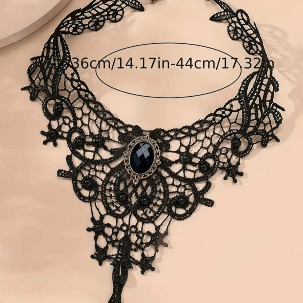 black choker necklace