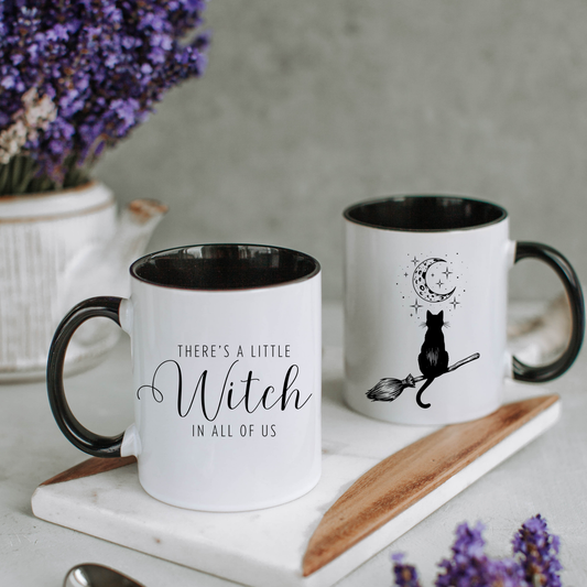 There’s A Little Witch In All Of Us Mug, Witch lover gift