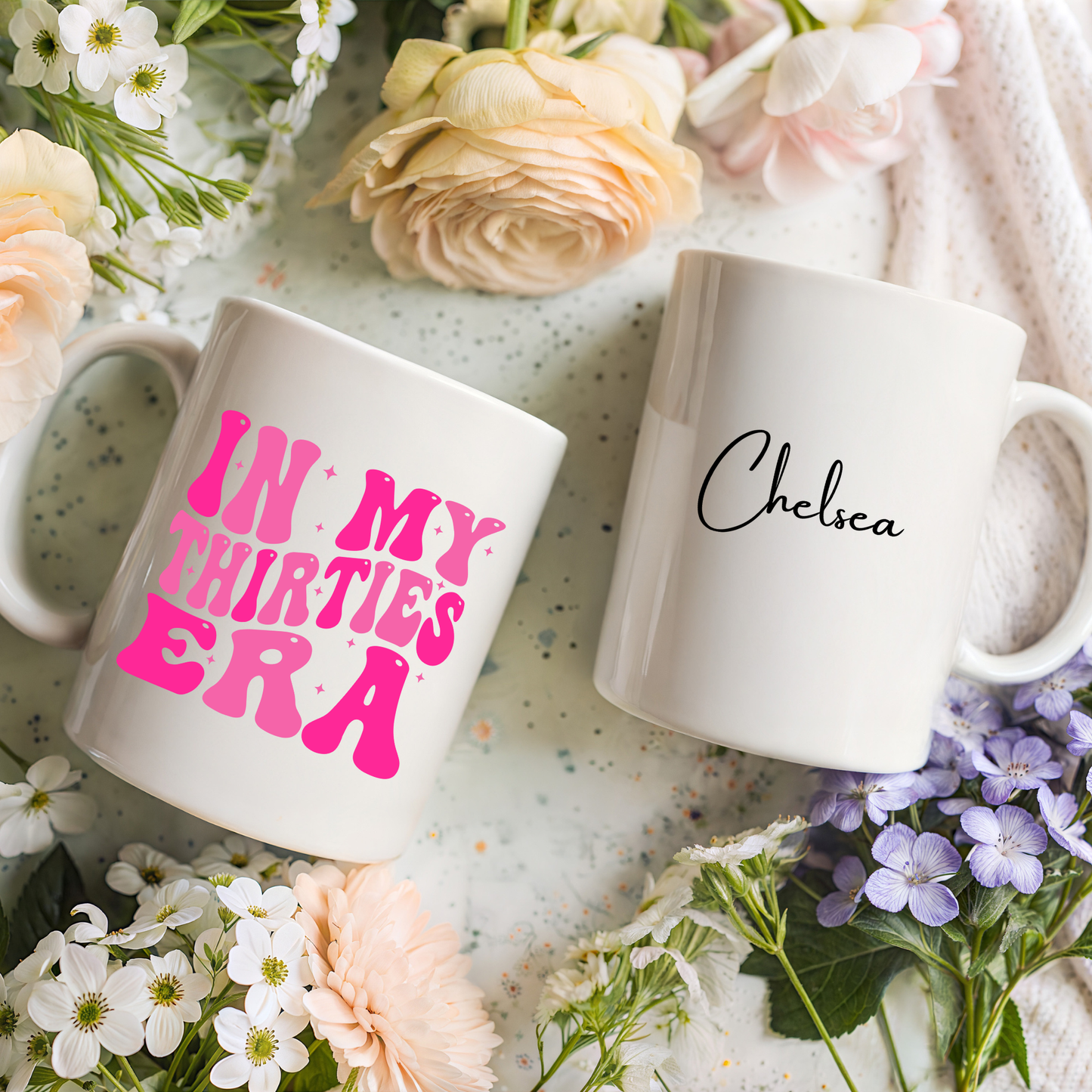 In My Thirties Era Mug. Custom 30's Mug. Personalised 30's Mug. 30th Birthday Gift. Personalised 30th Birthday Gift. Milestone Birthday Gift