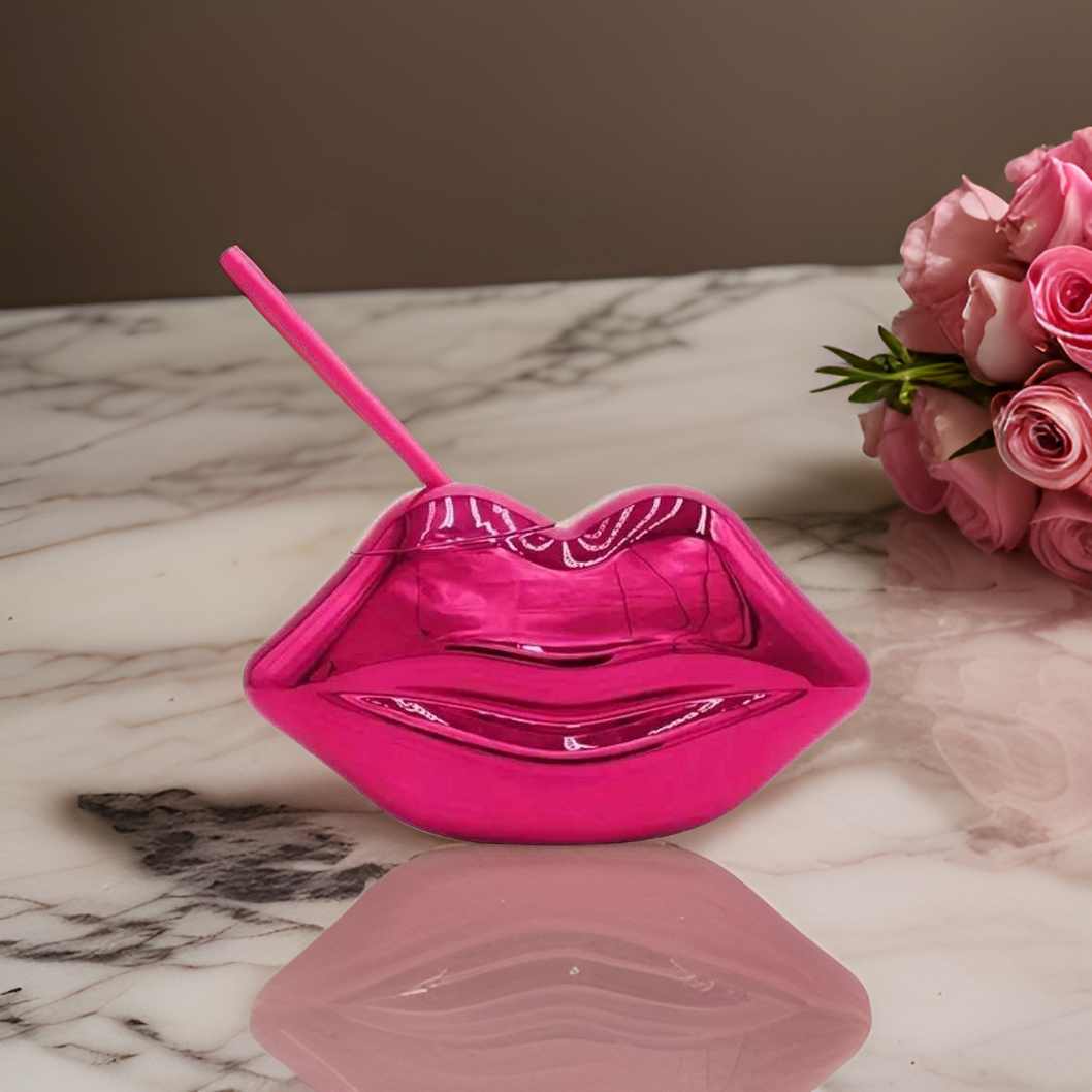 Lips shape drinks bottle