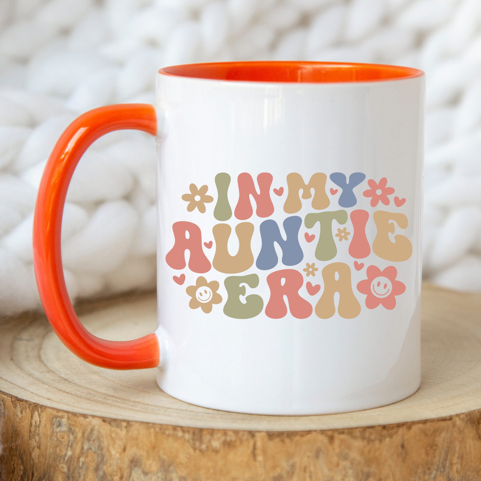 In My Auntie Era Mug, Auntie Gift for a sister, sister in law gift, perfect Aunty or Auntie Mug for a baby reveal, pregnancy reveal to celebrate the Best Aunt Ever