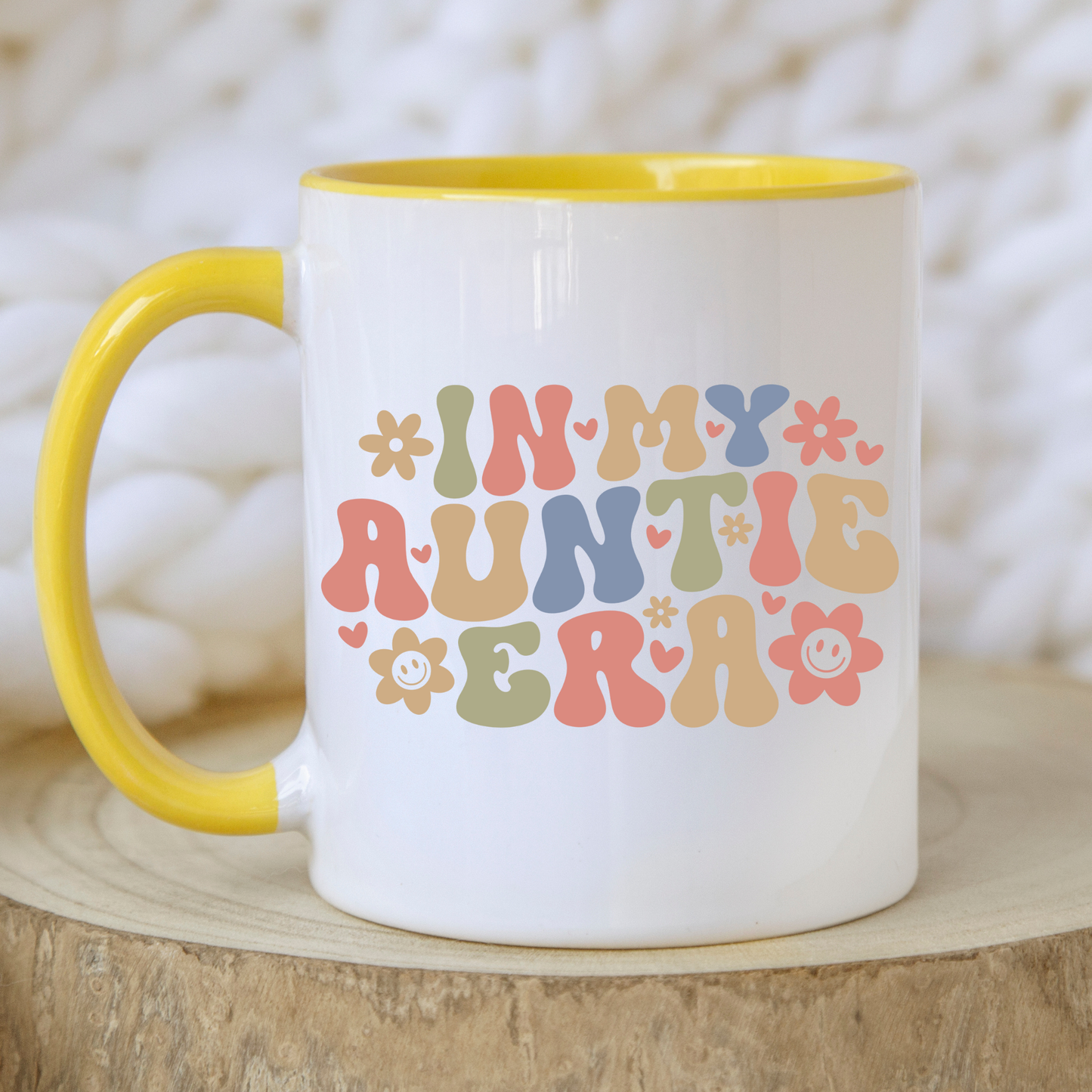 In My Auntie Era Mug, Auntie Gift for a sister, sister in law gift, perfect Aunty or Auntie Mug for a baby reveal, pregnancy reveal to celebrate the Best Aunt Ever