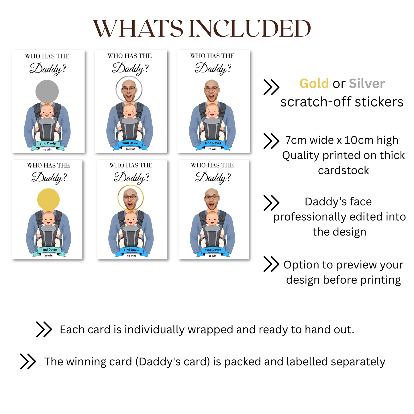 whats included in the game