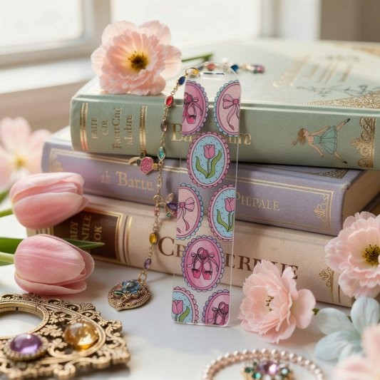 Ballet Shoes Bookmark. Coquette Ballet Bookmark. Ballet Lover Bookmark. Ballerina Gift Bookmark. Ballerina Bookmark