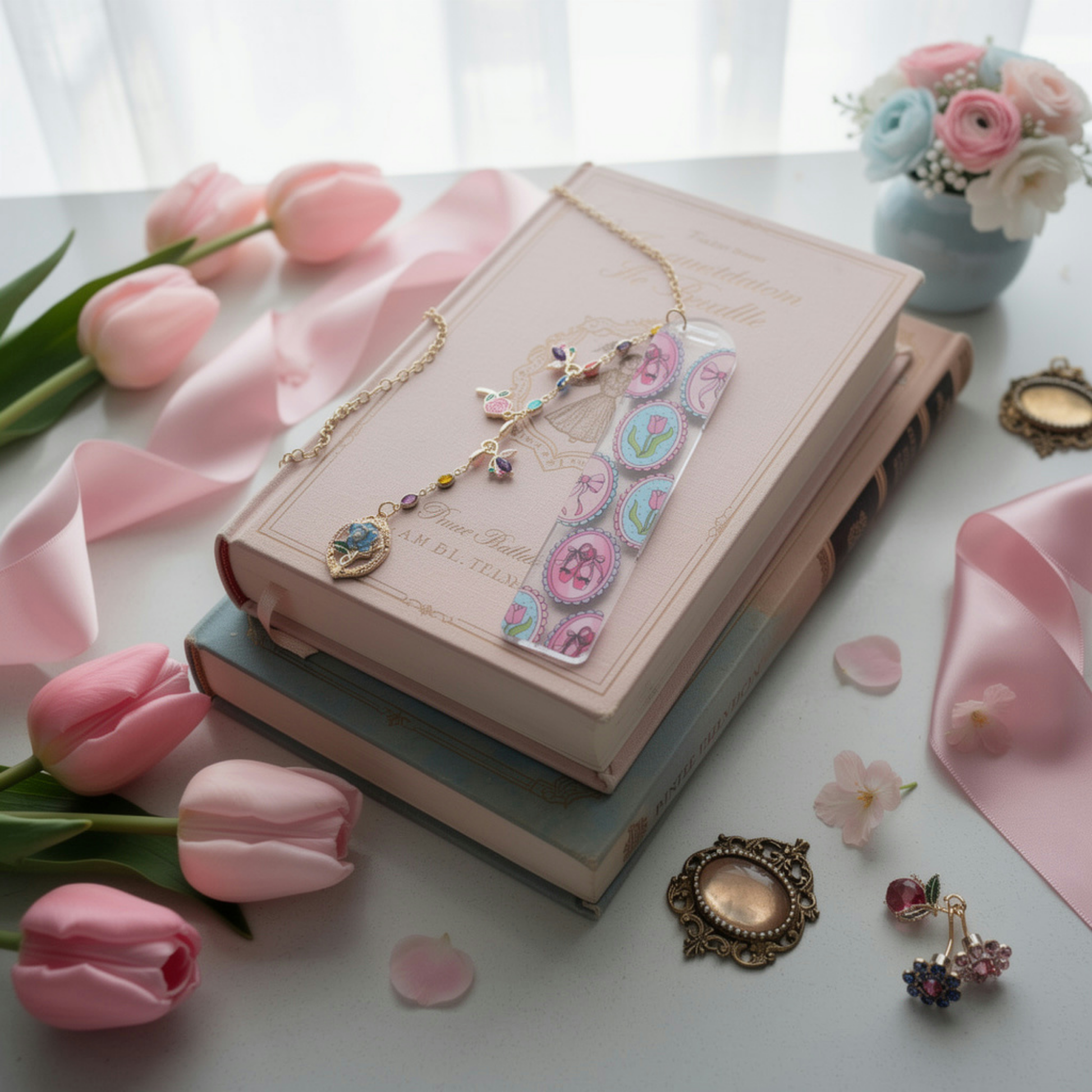 Ballet Shoes Bookmark. Coquette Ballet Bookmark. Ballet Lover Bookmark. Ballerina Gift Bookmark. Ballerina Bookmark