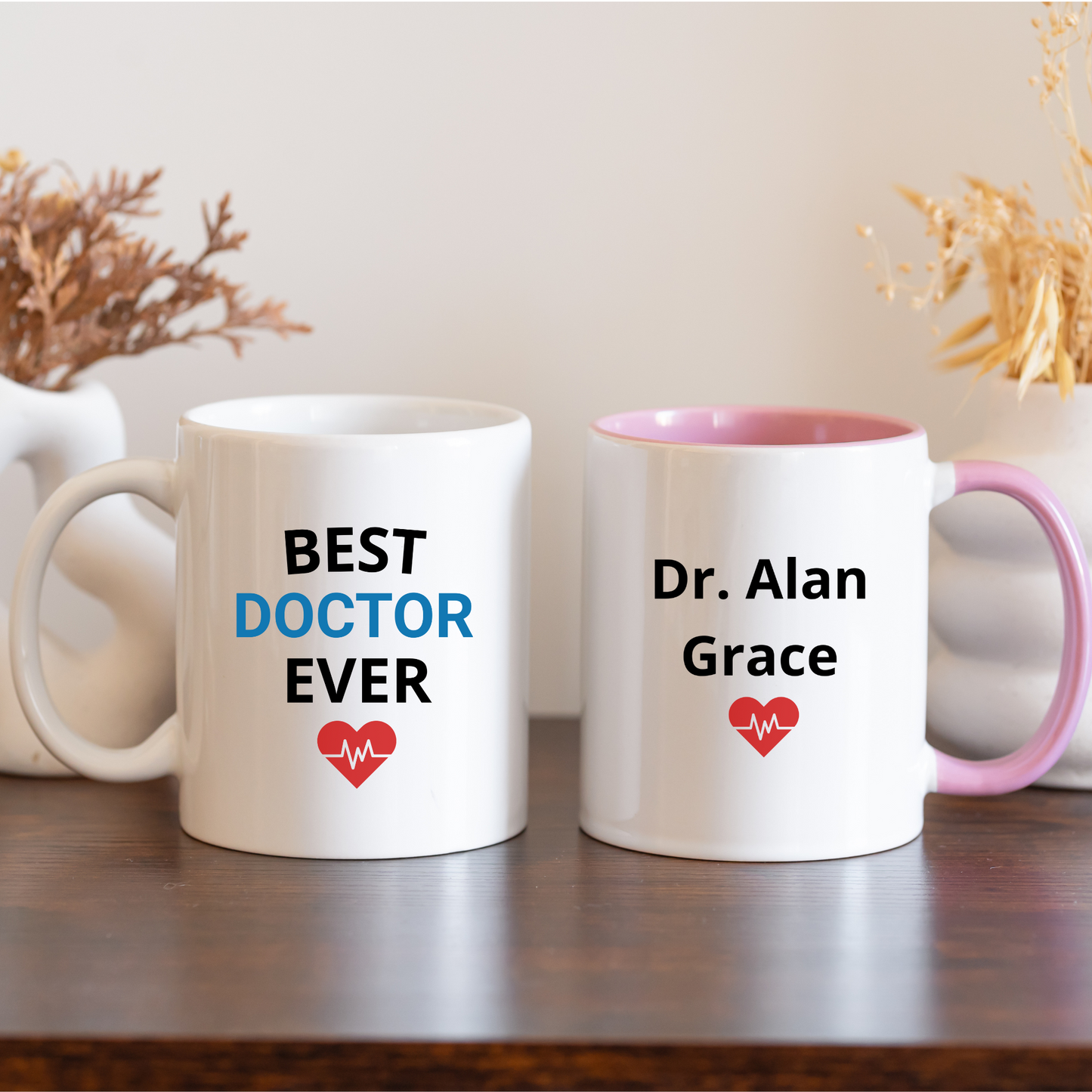 Best Doctor Ever Mug. Personalised Doctor Gift with Name