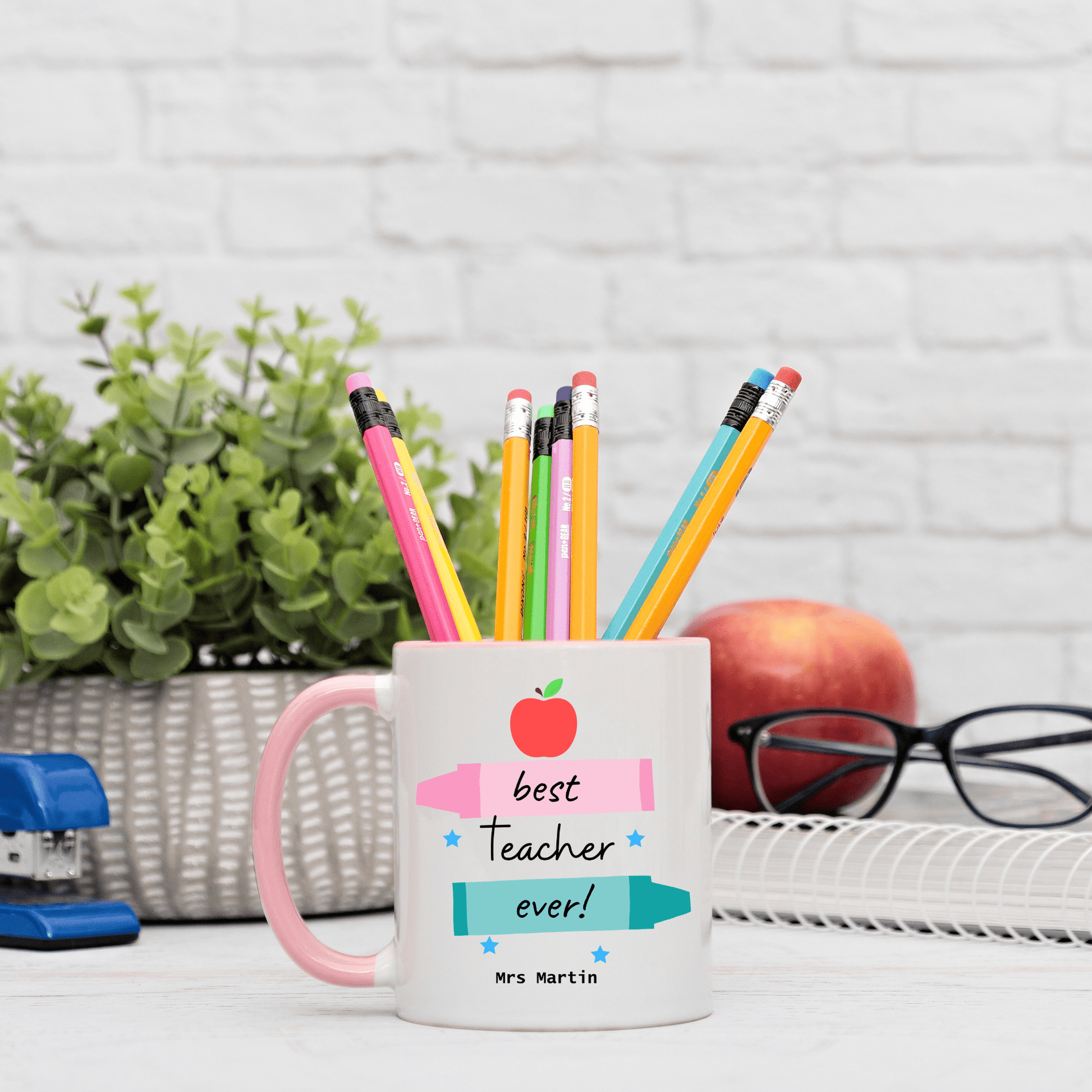 Personalised Best Teacher Ever Mug