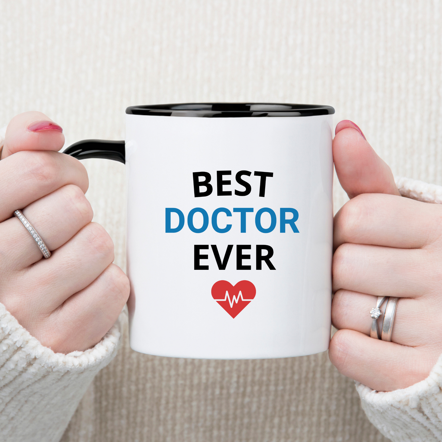 Best Doctor Ever Mug. Personalised Doctor Gift with Name