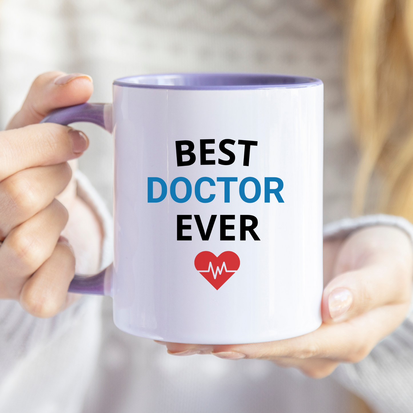 Best Doctor Ever Mug. Personalised Doctor Gift with Name