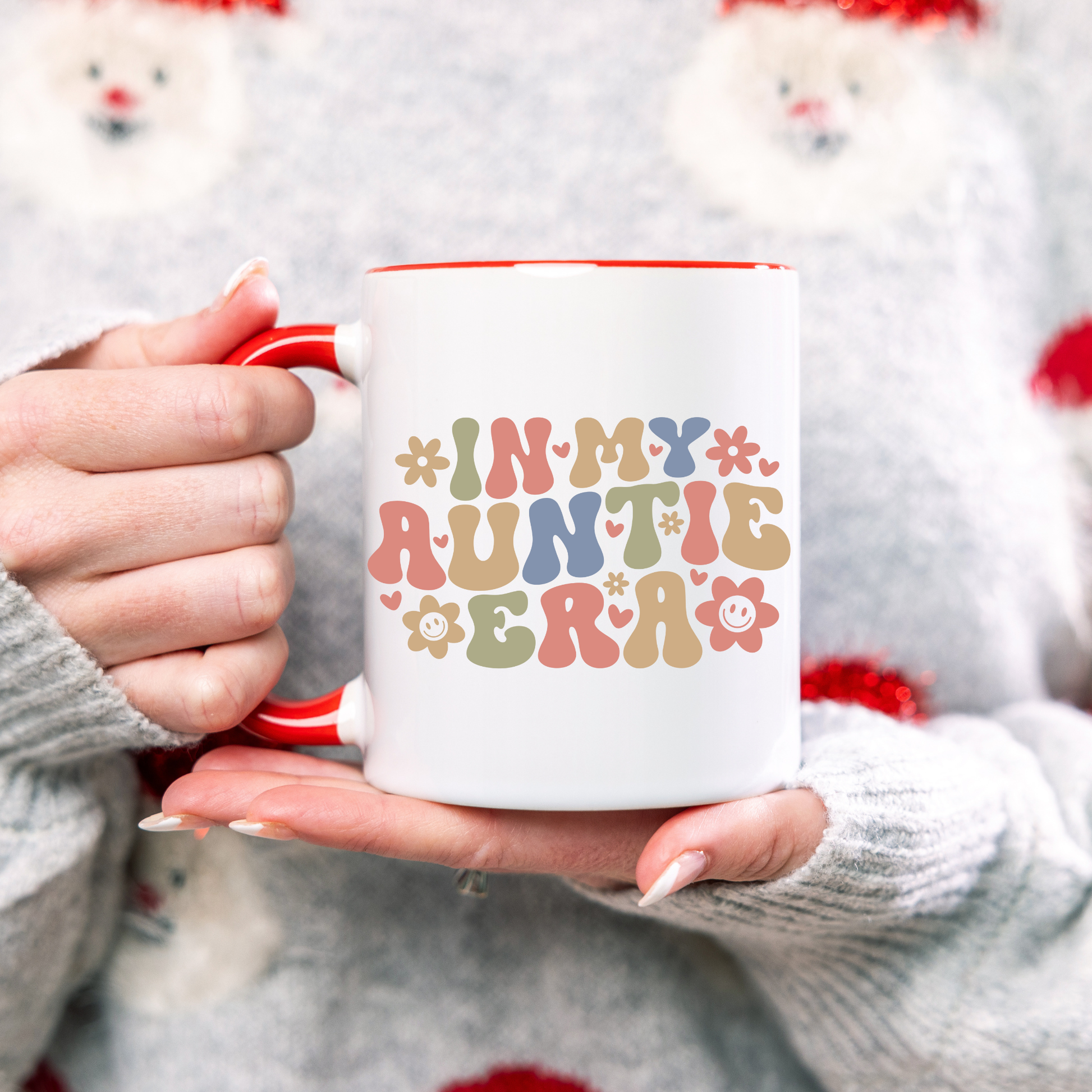 In My Auntie Era Mug, Auntie Gift for a sister, sister in law gift, perfect Aunty or Auntie Mug for a baby reveal, pregnancy reveal to celebrate the Best Aunt Ever