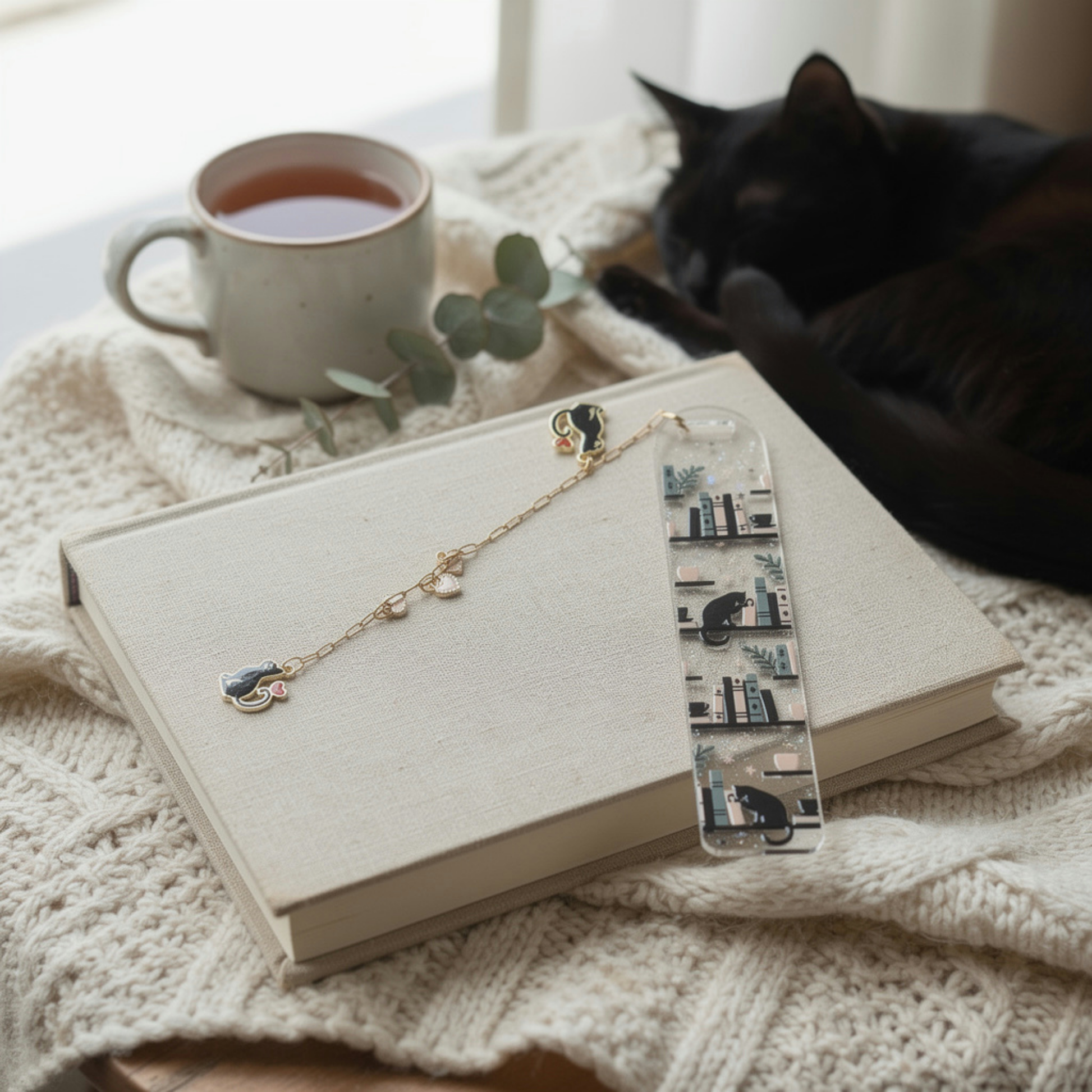 Cats and Books Bookmark. Cat Lover Bookmark Gift. Cat Bookshelf Bookmark. Cats & Books Bookmark Book Lover Cat Bookmark. Bookmark Cats Books