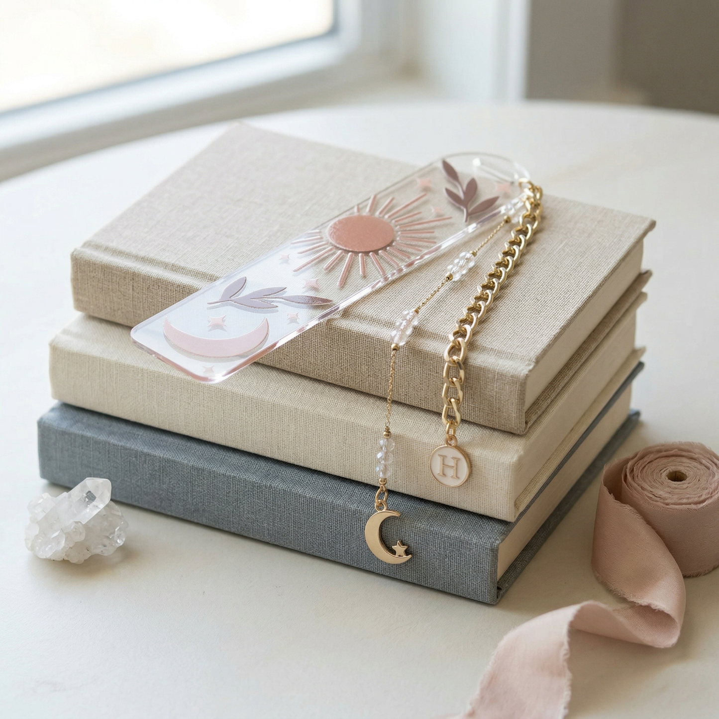 celestial bookmark for book lovers