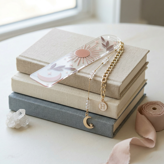 celestial bookmark for book lovers