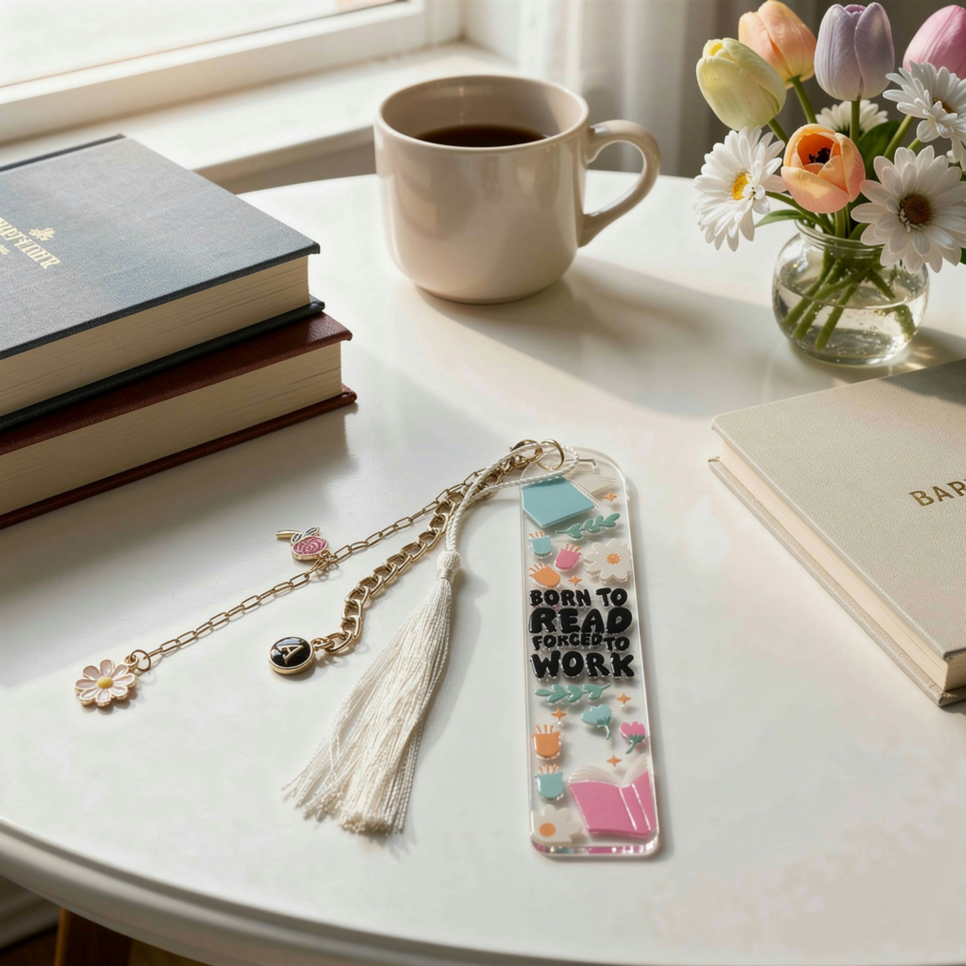 Book Lover Bookmark. Born To Read Bookmark