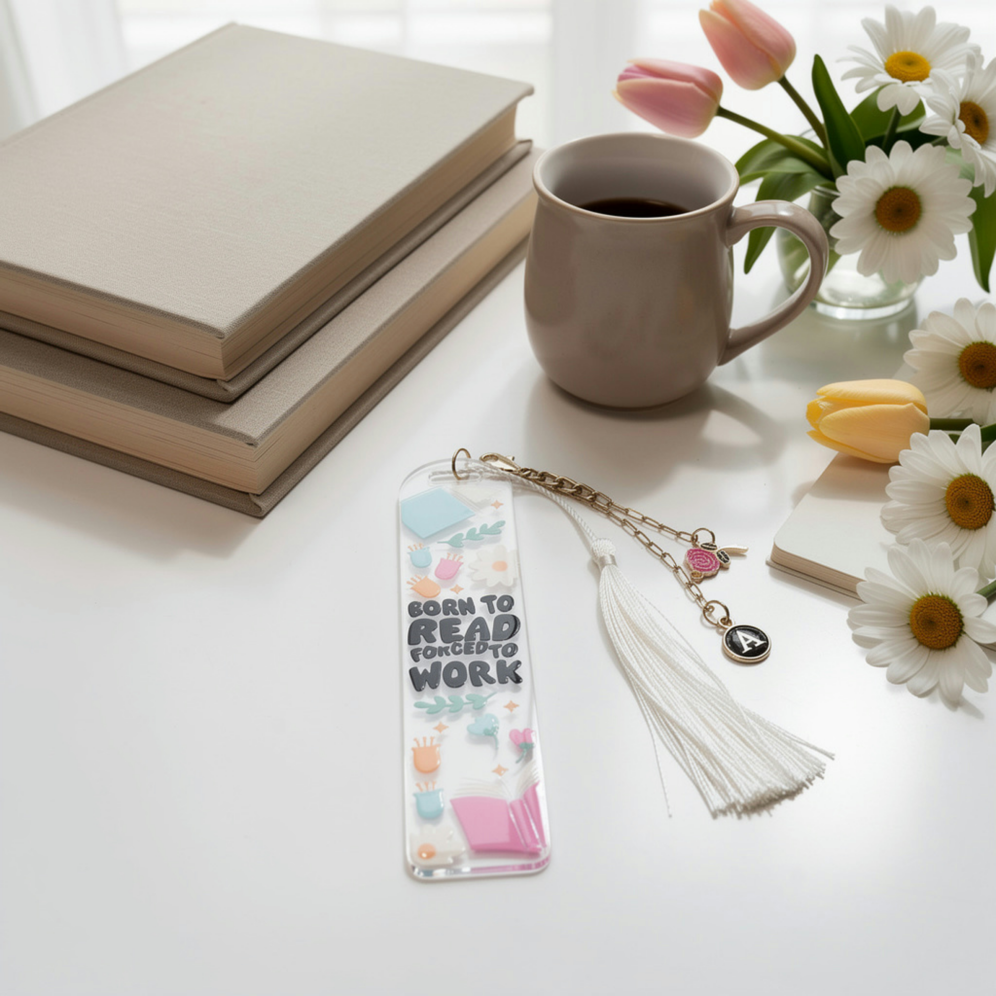 Book Lover Bookmark. Born To Read Bookmark