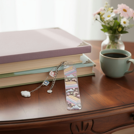 Book Stack Bookmark