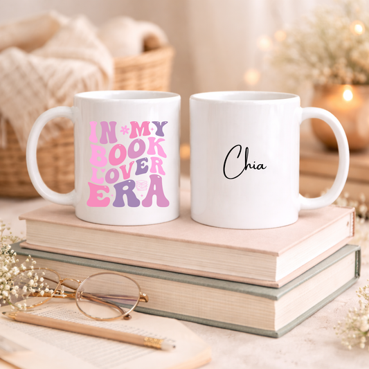 Book Lover Era Mug. Book Lover Gift. Custom Book lover Mug. Personalised Gift for Book lovers. Personalised Book Lover Mug