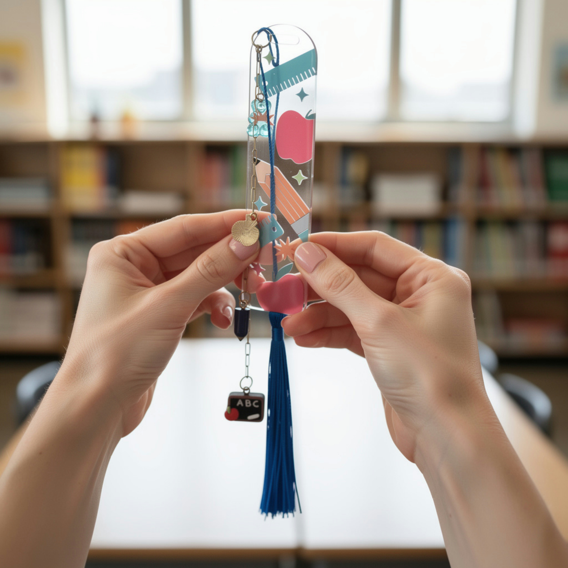 Teacher Bookmark. School Teacher Bookmark. Teacher Appreciation Bookmark. Teacher Gift Bookmark. Back to School Bookmark