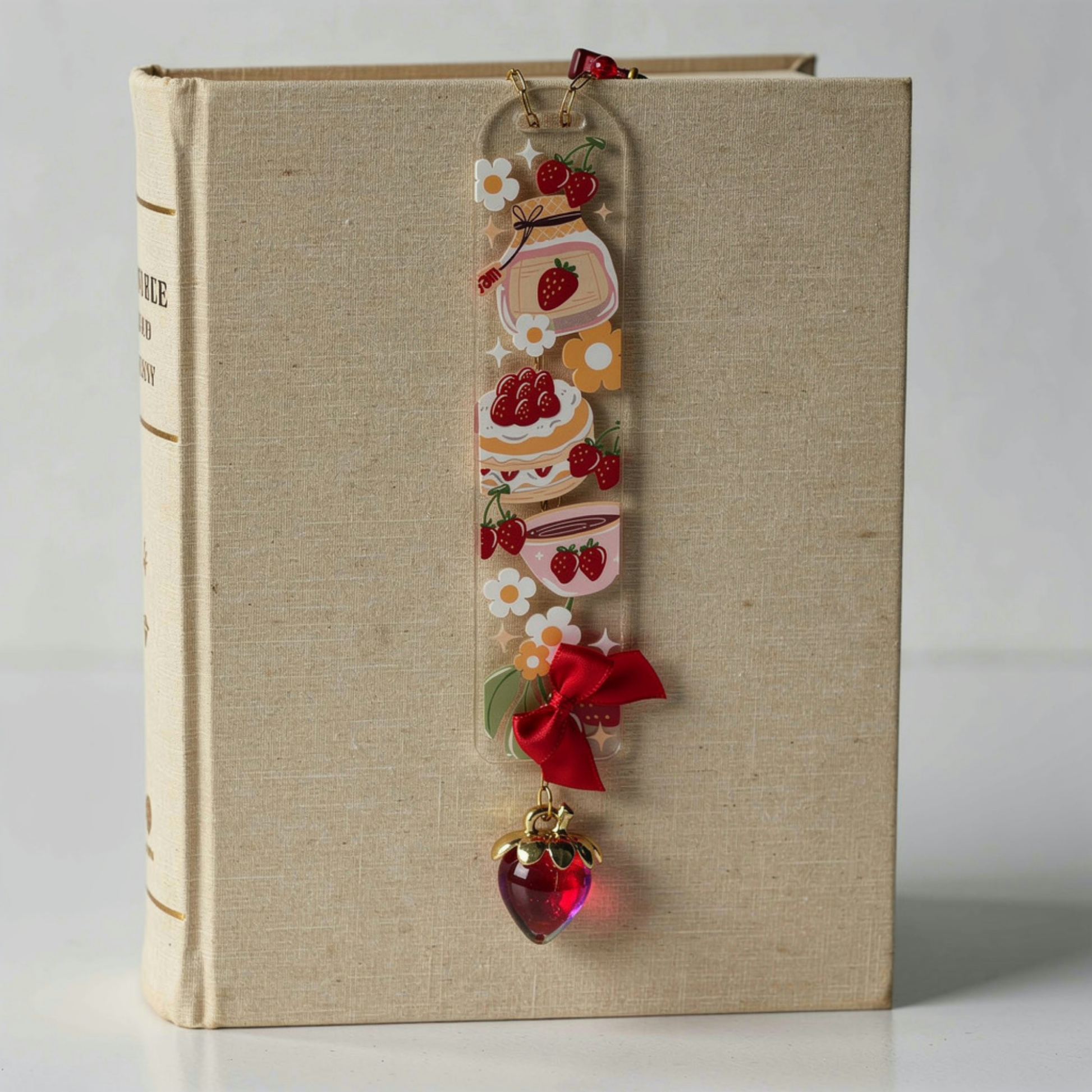 Strawberry Cake Bookmark. Strawberry Dessert Bookmark. Strawberry Jam Bookmark. Strawberry Cake Lover Bookmark. Strawberry Sweets Bookmark
