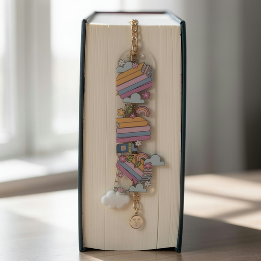 Book Stack Bookmark