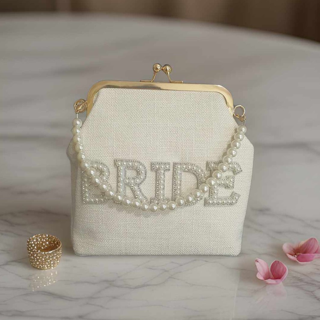 Bride bag white