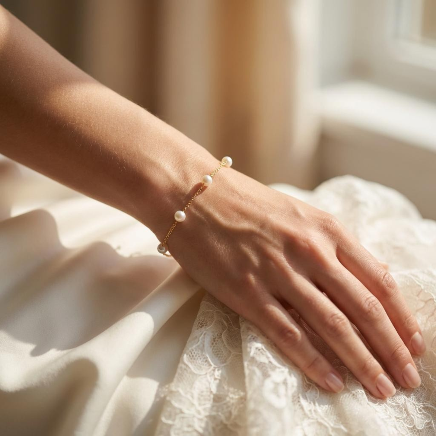 Bridesmaid Proposal Pearl Bracelet