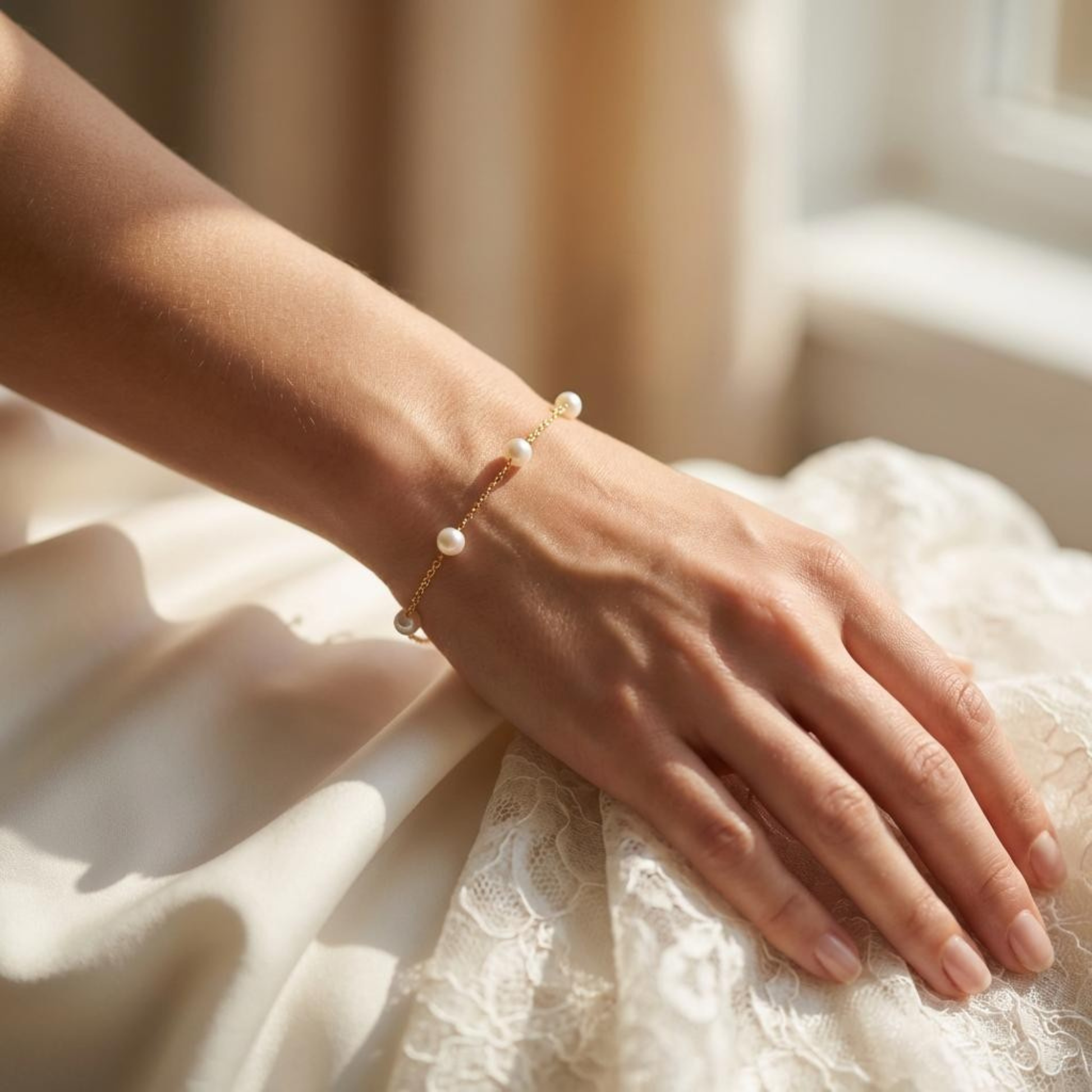 Bridesmaid Proposal Pearl Bracelet