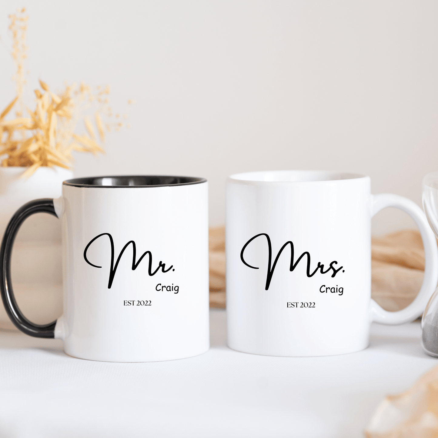 Mr and Mrs Mug set