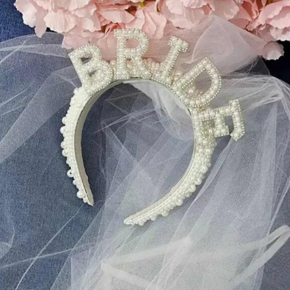 Headband bride to be