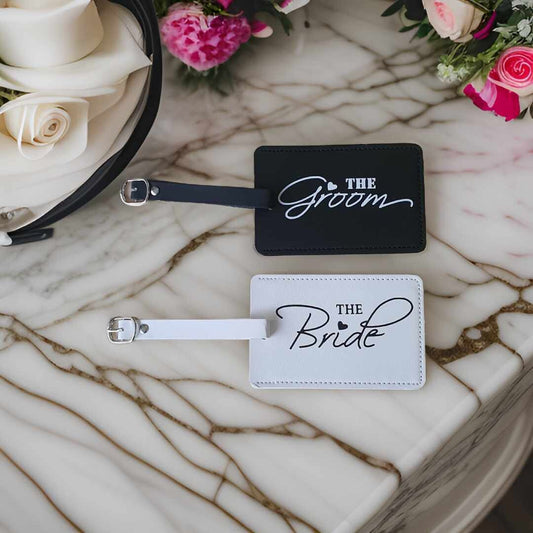 Wedding luggage tags