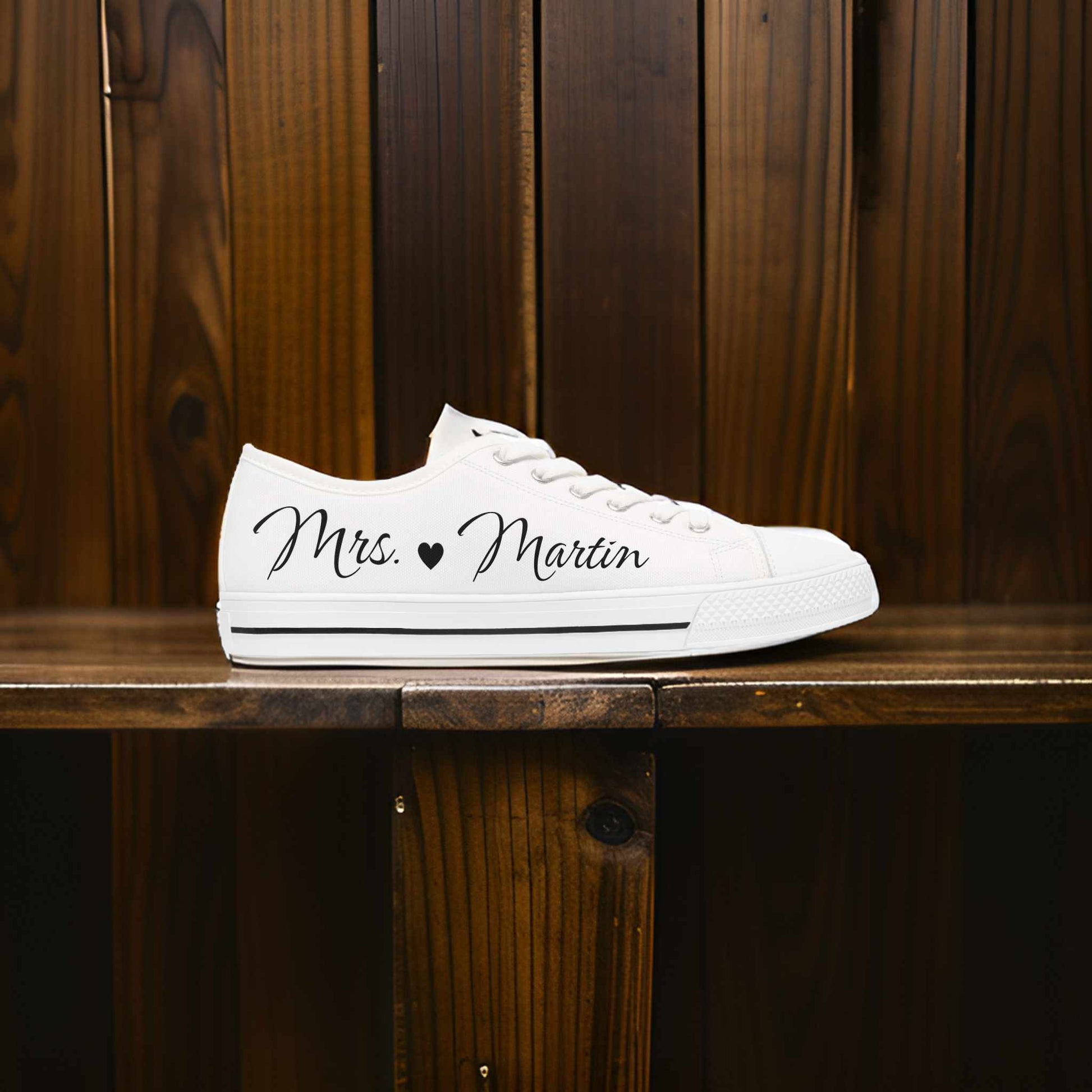 Custom bride sneakers