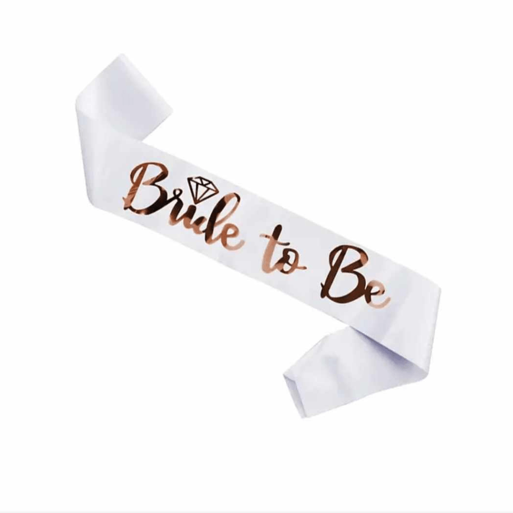 Bride to be sash