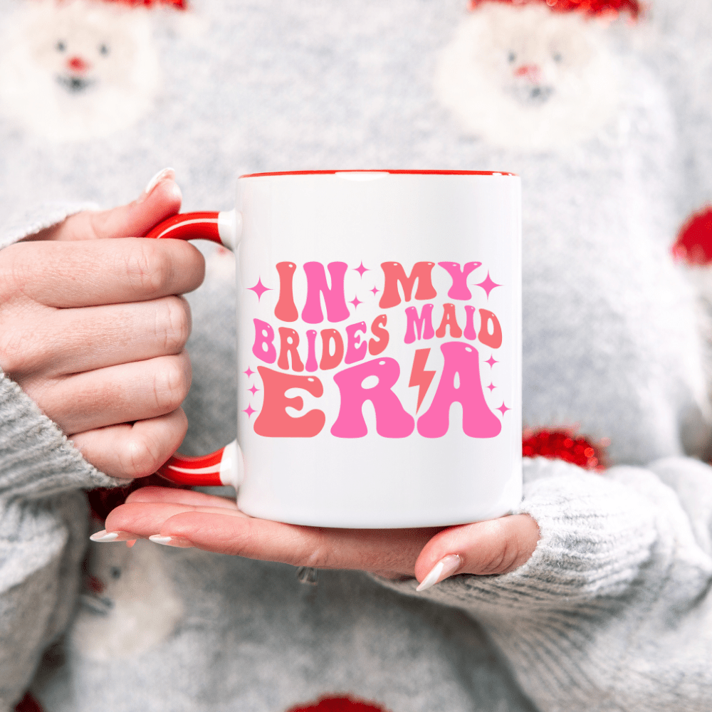 In my bridesmaid era mug