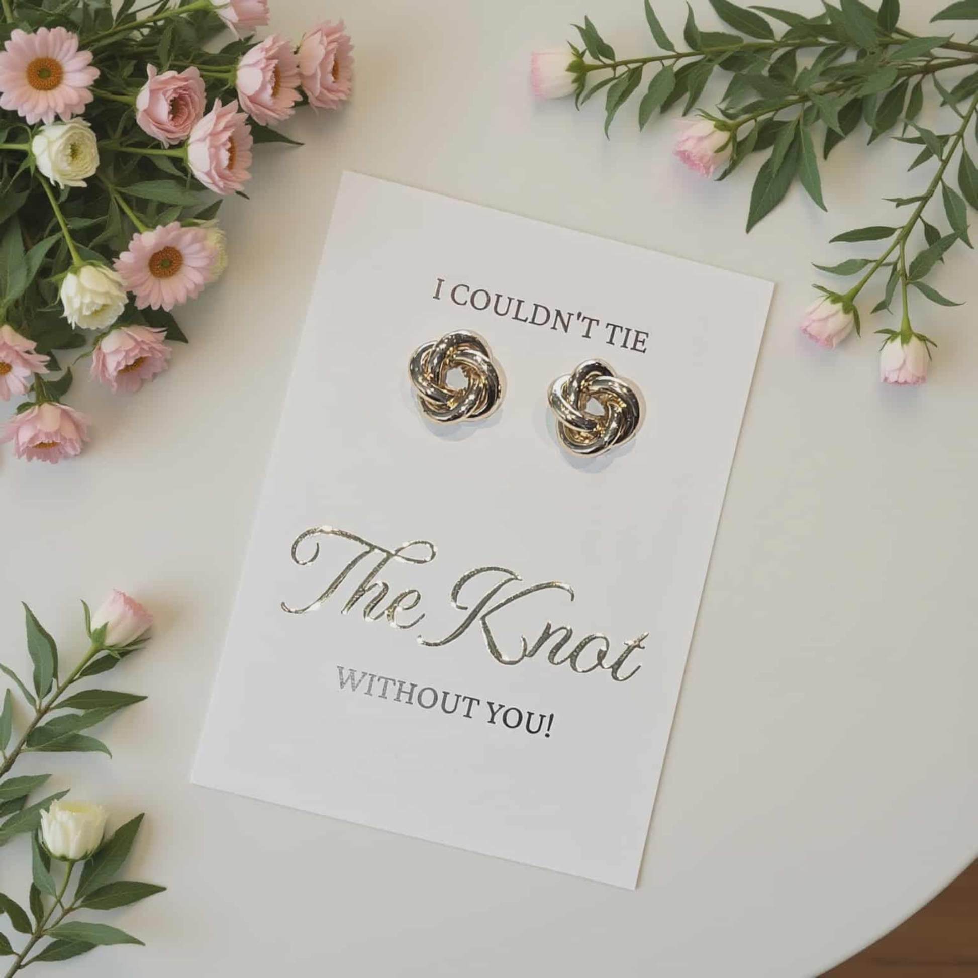 Bridesmaid Proposal Gift Bridesmaid Gifts, I couldn't tie the knot without you