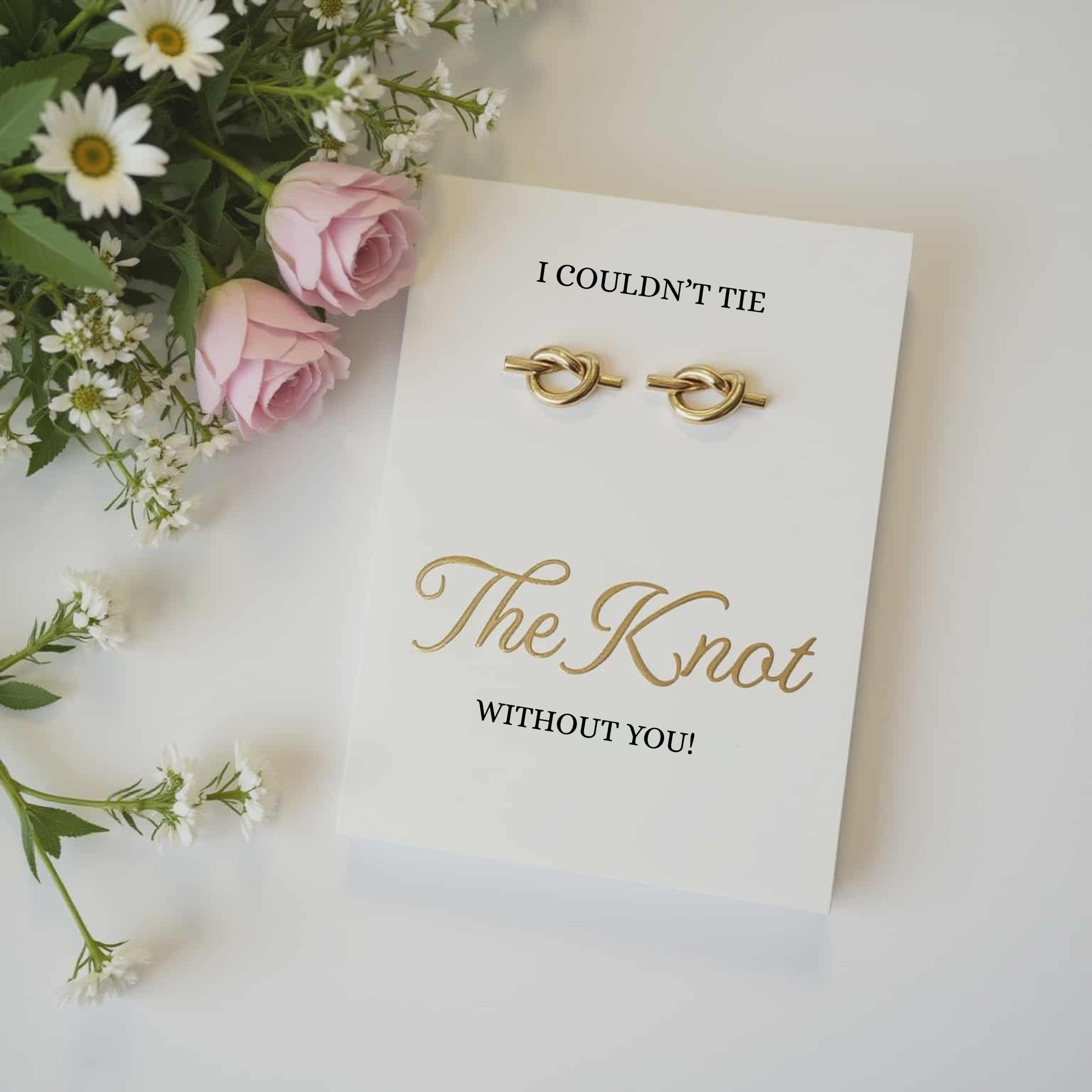 Bridesmaid Proposal Gift Bridesmaid Gifts, I couldn't tie the knot without you