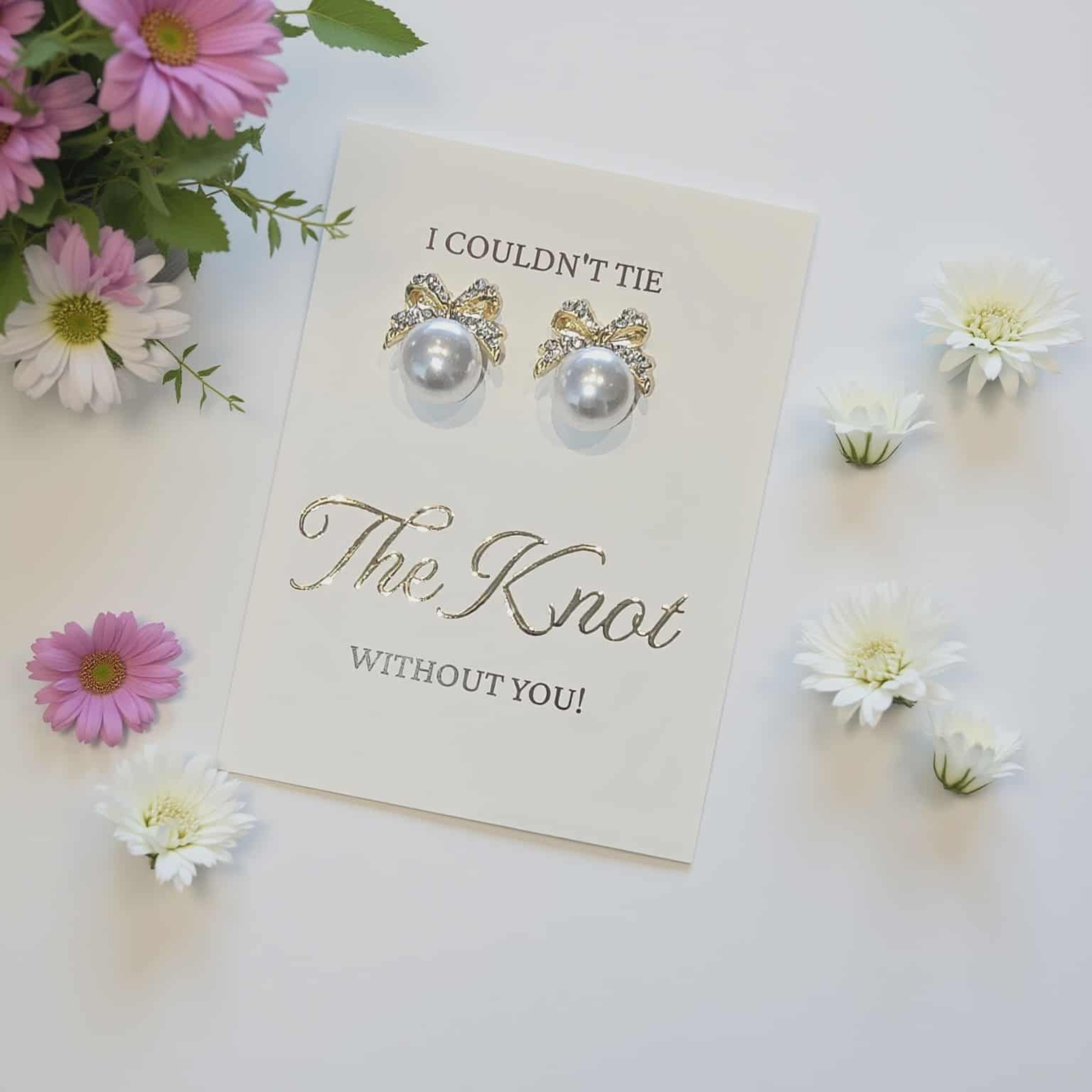 Bridesmaid Proposal Gift Bridesmaid Gifts, I couldn't tie the knot without you