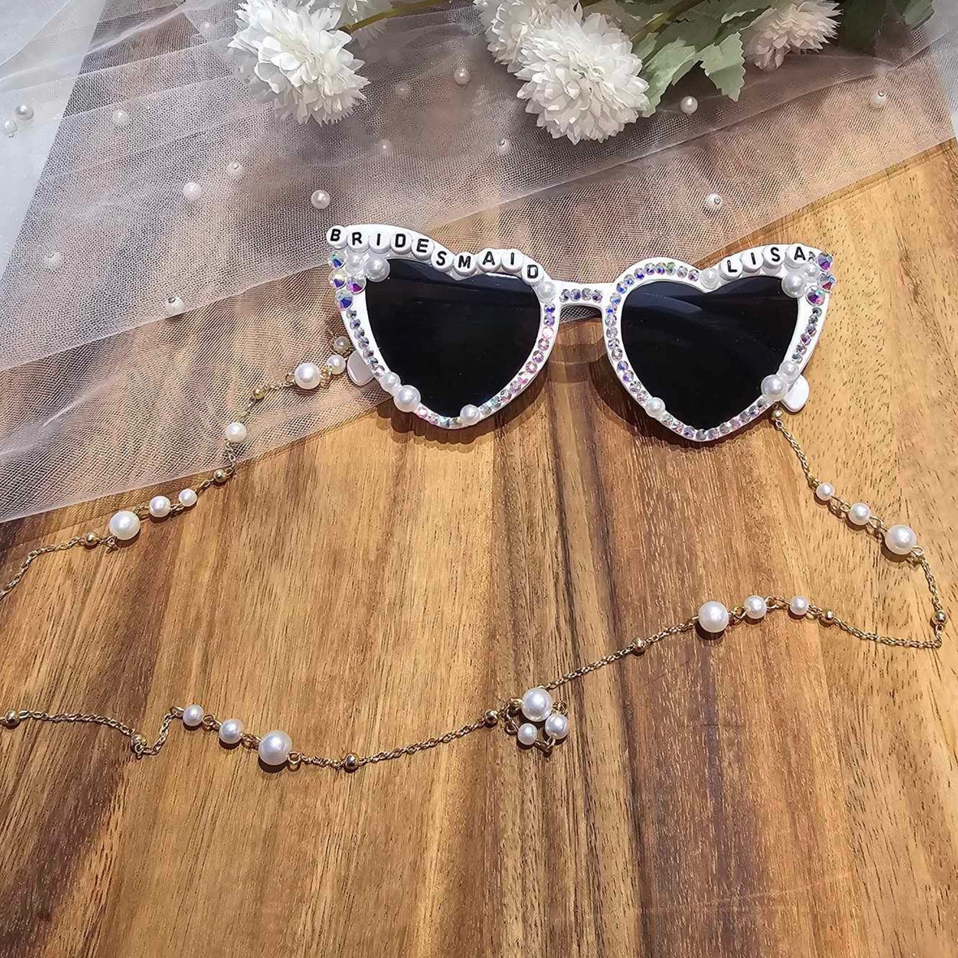Bridesmaid Sunglasses. Custom Bridesmaid Sunglass. Personalised Bridesmaid Sunglasses