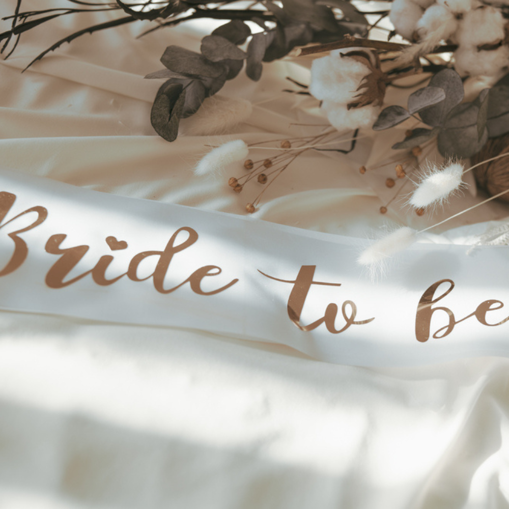 Bride to be sash